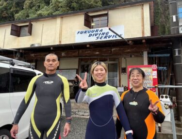 家族でダイビング！