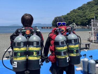 Wタンクで潜る！