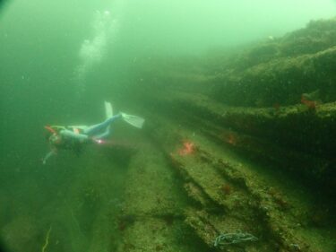 海底遺跡のような海へ！
