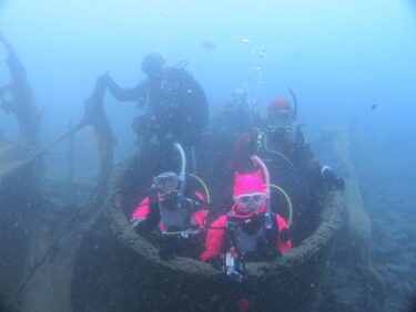 富士山の麓で潜る！！