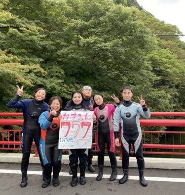 長良川リバーダイビング①（初めての川！）